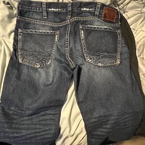 Men’s Distressed Silver Jeans size 38